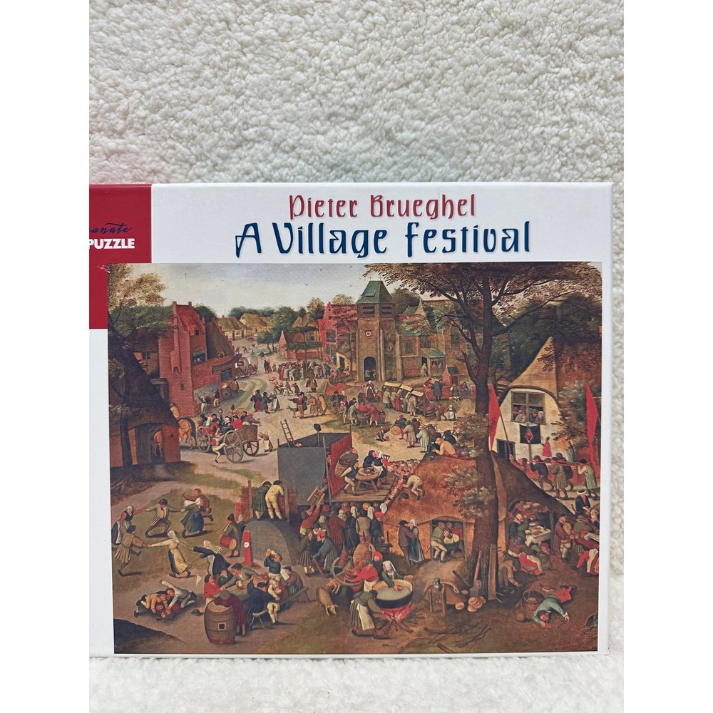 Pomegranate Jigsaw Puzzle Multicolor Pieter Brueghel A Village‎ Festival 1000pc